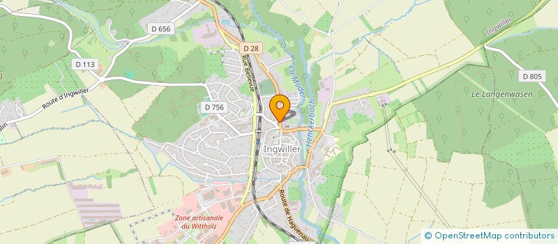 localisation de l'entreprise SOCIETE D'EXPLOITATION DES CHAUSSURES MATTER à INGWILLER