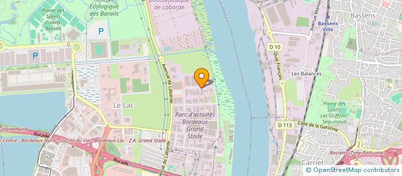 localisation de l'entreprise SOCIETE D'EXPLOITATION DES CONSTRUCTIONS INDUSTRIELLES DE MEUBLES METALLIQUES à BORDEAUX