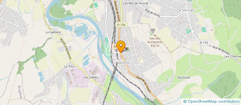 localisation de l'entreprise SOCIETE D'EXPLOITATION DES CUISINES CHAMBARON PAR ABREVIATION SODEC à ABREST