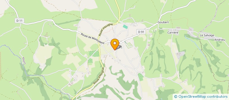 localisation de l'entreprise SOCIETE D'EXPLOITATION DES EAUX ALVINA (S2EA)  ALVIGNAC