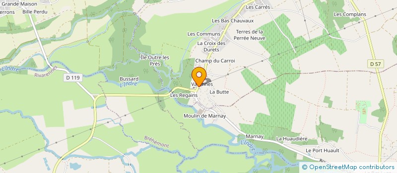 localisation de l'entreprise SOCIETE D'EXPLOITATION DES ETABLISSEMENTS ALBERT LOTHION ET FILS  LIGNIERES-DE-TOURAINE