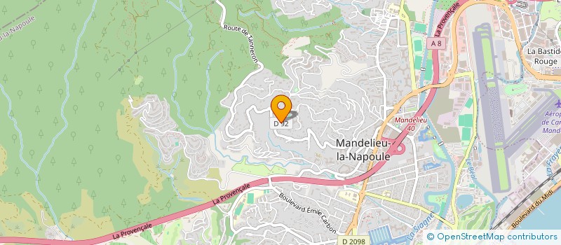 localisation de l'entreprise SOCIETE D'EXPLOITATION DES ETABLISSEMENTS ALEX NIVAL à MANDELIEU LA NAPOULE