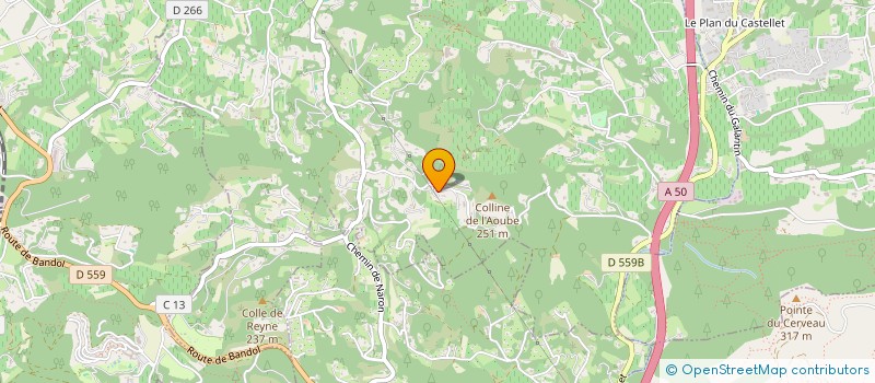 localisation de l'entreprise SOCIETE D'EXPLOITATION DES ETABLISSEMENTS AUDIFFREN à LA CADIERE-D'AZUR