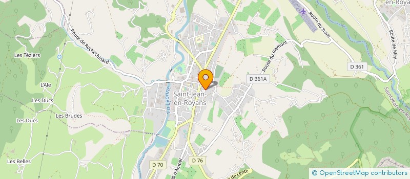 localisation de l'entreprise SOCIETE D'EXPLOITATION DES ETABLISSEMENTS BLANC MICHEL à SAINT-JEAN-EN-ROYANS