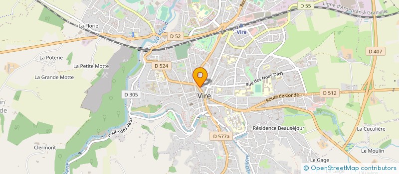 localisation de l'entreprise SOCIETE D'EXPLOITATION DES ETABLISSEMENTS CARNET  VIRE-NORMANDIE