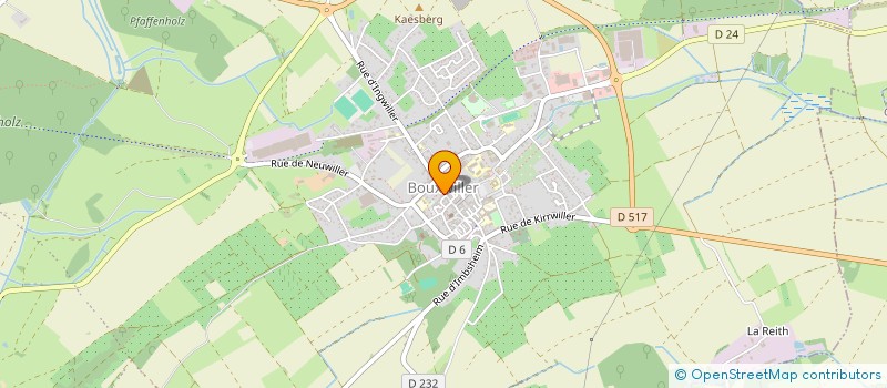 localisation de l'entreprise SOCIETE D'EXPLOITATION DES ETABLISSEMENTS CHEZ ELIANE  BOUXWILLER