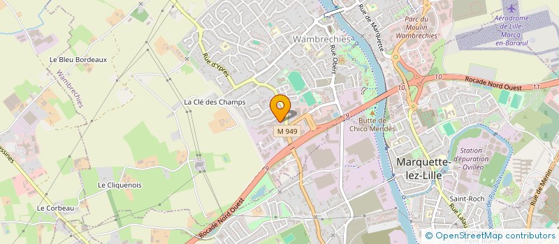 localisation de l'entreprise SOCIETE D'EXPLOITATION DES ETABLISSEMENTS COURTIN à WAMBRECHIES