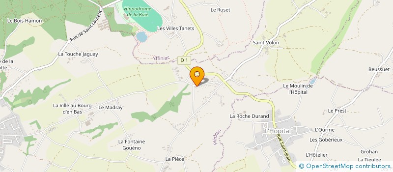 localisation de l'entreprise SOCIETE D'EXPLOITATION DES ETABLISSEMENTS DE TRAVAUX PUBLICS PERRON ROLAND à PLEDRAN