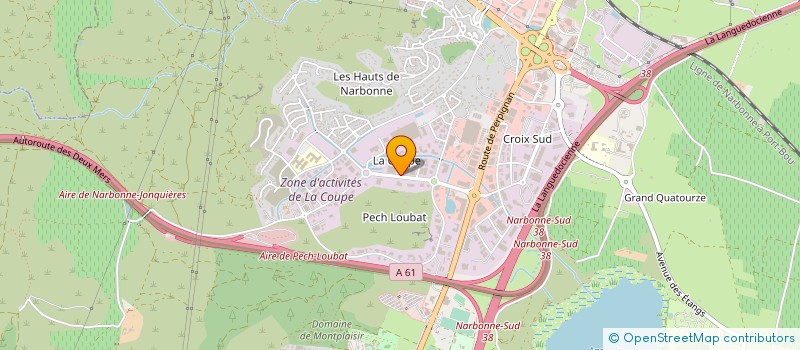 localisation de l'entreprise SOCIETE D'EXPLOITATION DES ETABLISSEMENTS DEJEAN à NARBONNE