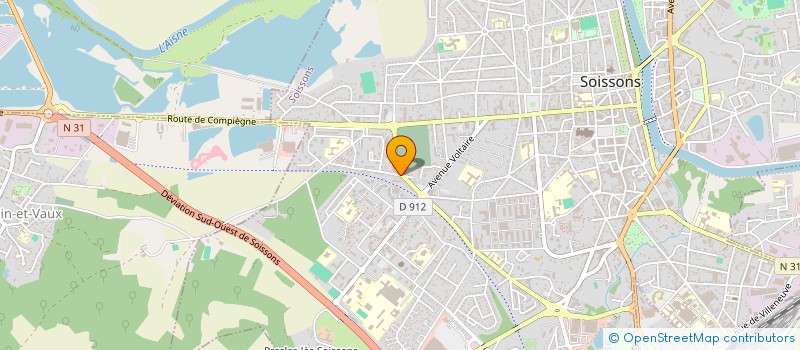 localisation de l'entreprise SOCIETE D EXPLOITATION DES ETABLISSEMENTS FLEURY ET FILS à SOISSONS