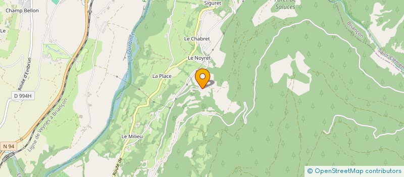 localisation de l'entreprise SOCIETE D' EXPLOITATION DES ETABLISSEMENTS GANDELLI CHARPENTE à CROTS