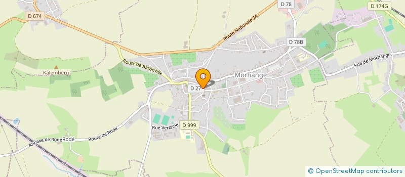 localisation de l'entreprise SOCIETE D'EXPLOITATION DES ETABLISSEMENTS GISELE STREIFF  MORHANGE