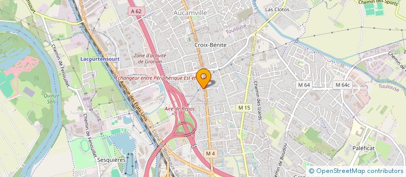 localisation de l'entreprise SOCIETE D'EXPLOITATION DES ETABLISSEMENTS J. ROUZES à AUCAMVILLE
