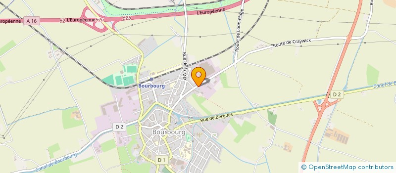 localisation de l'entreprise SOCIETE D'EXPLOITATION DES ETABLISSEMENTS JEAN CAECKE à BOURBOURG