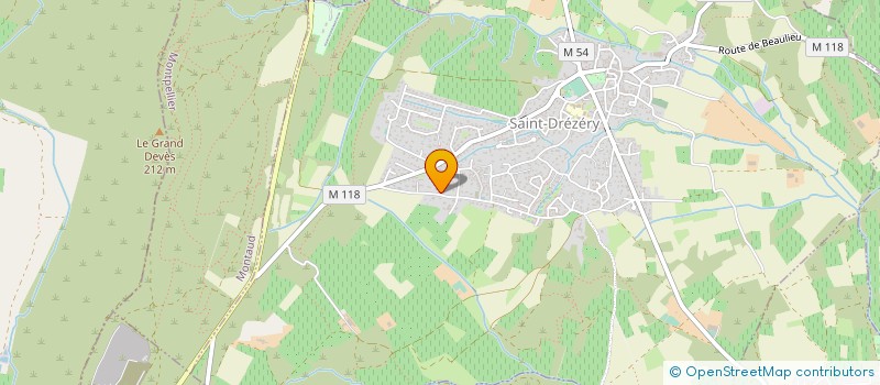 localisation de l'entreprise SOCIETE D'EXPLOITATION DES ETABLISSEMENTS JOEL RENARD  SAINT-DREZERY