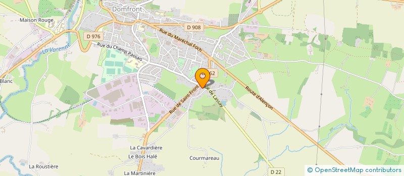 localisation de l'entreprise SOCIETE D'EXPLOITATION DES ETABLISSEMENTS LAFONTAINE à DOMPIERRE