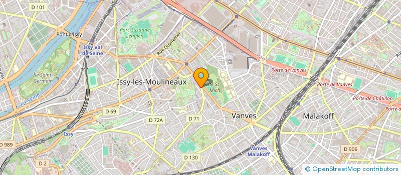 localisation de l'entreprise SOCIETE D'EXPLOITATION DES ETABLISSEMENTS LION-NEGRE à VANVES
