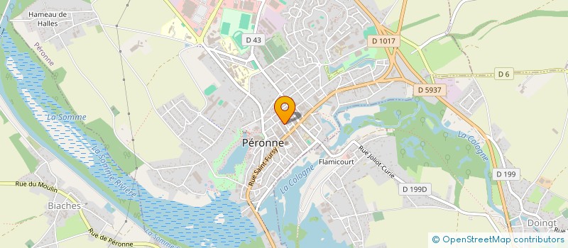 localisation de l'entreprise SOCIETE D EXPLOITATION DES ETABLISSEMENTS LUCIEN LEFEBVRE à PERONNE