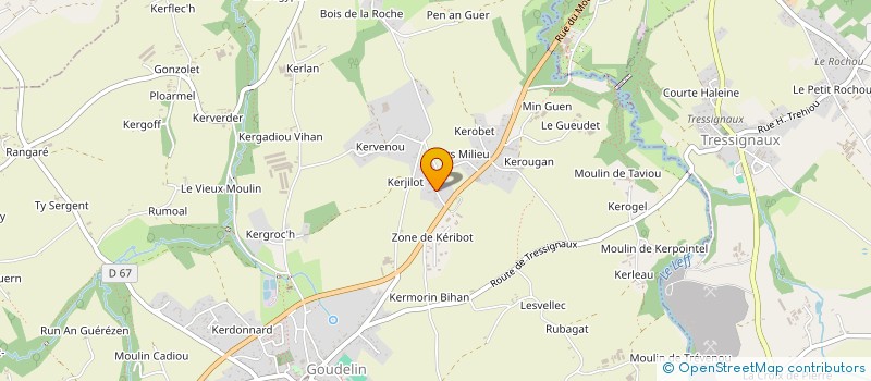 localisation de l'entreprise SOCIETE D'EXPLOITATION DES ETABLISSEMENTS MEUROU à GOUDELIN