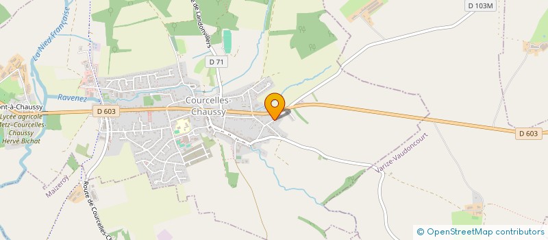 localisation de l'entreprise SOCIETE D'EXPLOITATION DES ETABLISSEMENTS MEYER PERE ET FILS à COURCELLES-CHAUSSY