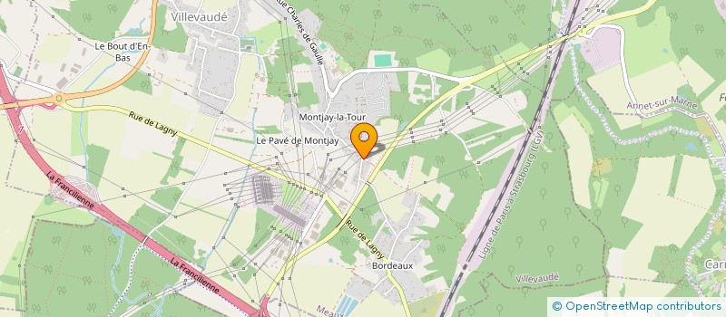 localisation de l'entreprise SOCIETE D'EXPLOITATION DES ETABLISSEMENTS R.GOUTTE  VILLEVAUDE