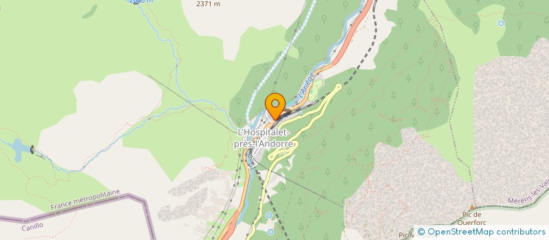 localisation de l'entreprise SOCIETE D'EXPLOITATION DES ETABLISSEMENTS ROUAN à L'HOSPITALET-PRES-L'ANDORRE