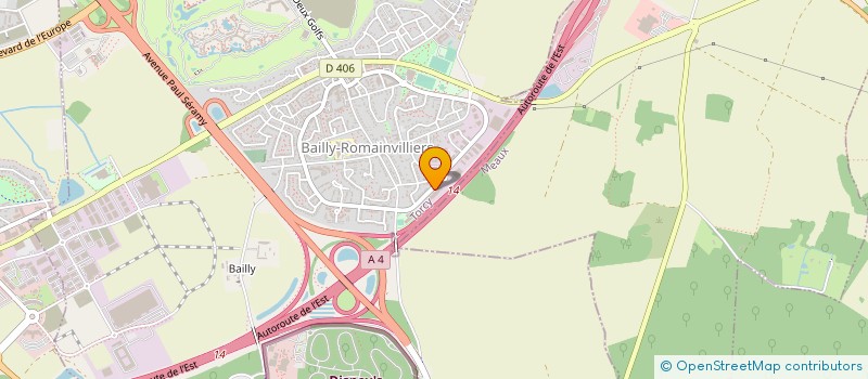 localisation de l'entreprise SOCIETE D'EXPLOITATION DES ETABLISSEMENTS TARTENSON à BAILLY-ROMAINVILLIERS