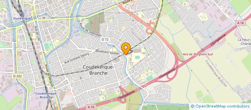 localisation de l'entreprise SOCIETE D'EXPLOITATION DES ETABLISSEMENTS VANDENBROUCKE EPAV AUTO à COUDEKERQUE-BRANCHE