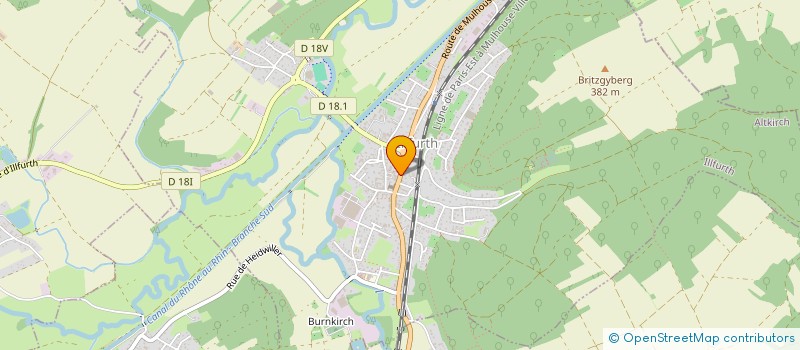 localisation de l'entreprise SOCIETE D'EXPLOITATION DES ETABLISSEMENTS WALGER  ILLFURTH