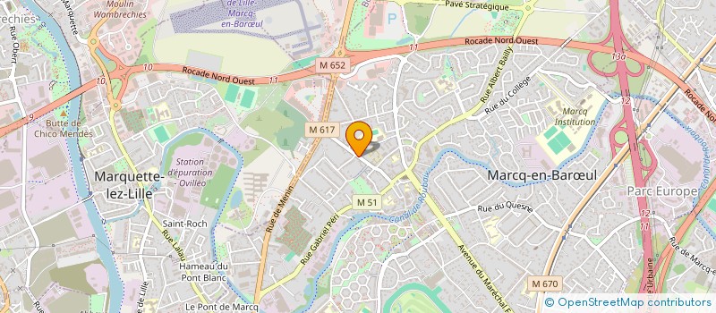 localisation de l'entreprise SOCIETE D'EXPLOITATION DES ETABLISSEMENTS YVES LEVEAUX à MARCQ-EN-BARŒUL