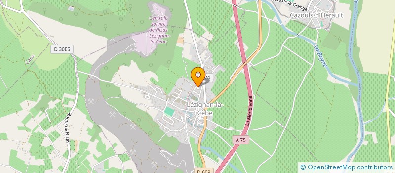 localisation de l'entreprise SOCIETE D'EXPLOITATION DES ETS ARNAL  LEZIGNAN-LA-CEBE