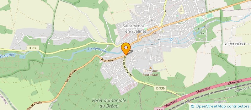 localisation de l'entreprise SOCIETE D'EXPLOITATION DES ETS ATELIER DES AULNAIES à SAINT-ARNOULT-EN-YVELINES