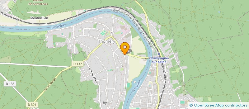 localisation de l'entreprise SOCIETE D'EXPLOITATION DES ETS BELLIVIER à THOMERY