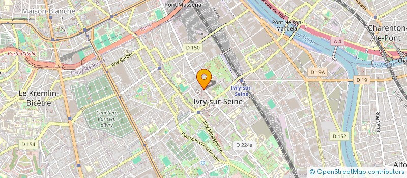 localisation de l'entreprise SOCIETE D'EXPLOITATION DES ETS CERRI à IVRY-SUR-SEINE