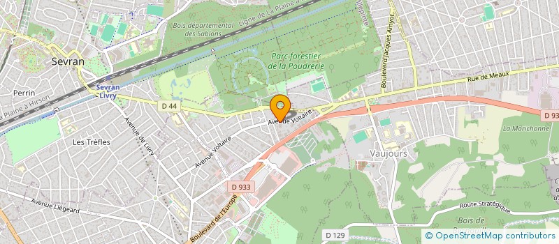 localisation de l'entreprise SOCIETE D'EXPLOITATION DES ETS CHRETIEN  LIVRY-GARGAN