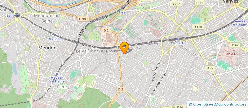 localisation de l'entreprise SOCIETE D'EXPLOITATION DES ETS DUMA à CLAMART
