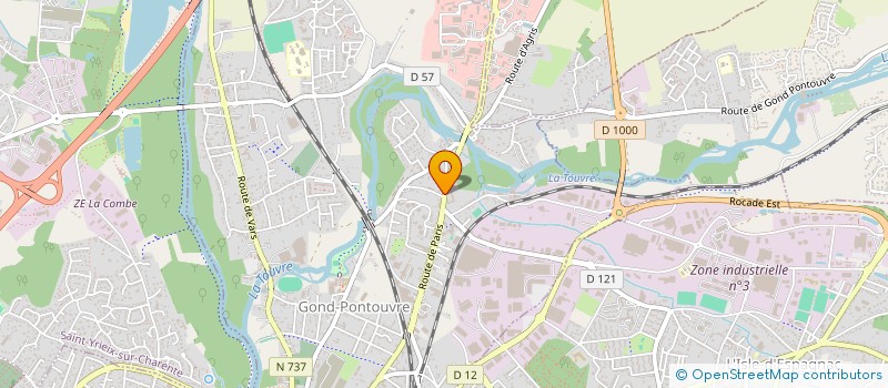 localisation de l'entreprise SOCIETE D'EXPLOITATION DES ETS FOUCHE à GOND-PONTOUVRE