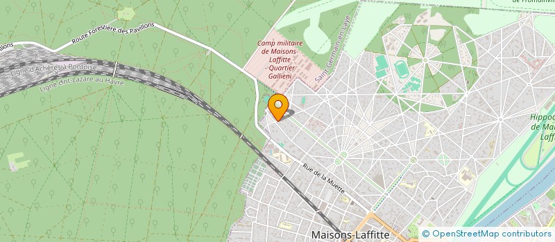 localisation de l'entreprise SOCIETE D'EXPLOITATION DES ETS FRED MICHELET à MAISONS-LAFFITTE