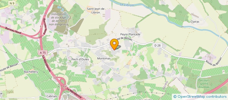 localisation de l'entreprise SOCIETE D'EXPLOITATION DES ETS JEAN FOUNEAU ET FILS à BEZIERS