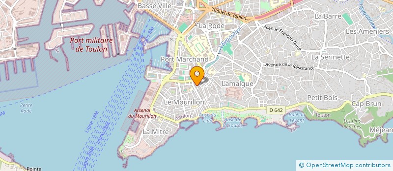 localisation de l'entreprise SOCIETE D'EXPLOITATION DES ETS LESCURE à TOULON