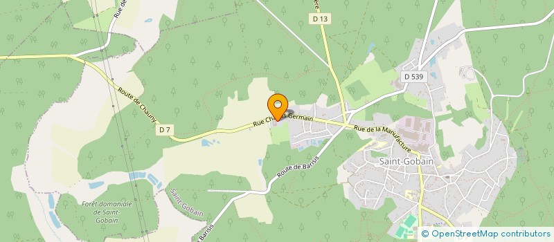 localisation de l'entreprise SOCIETE D'EXPLOITATION DES ETS LOU à SAINT GOBAIN