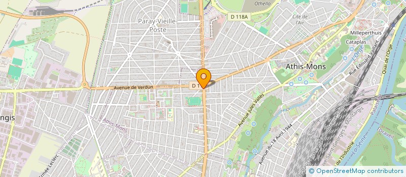 localisation de l'entreprise SOCIETE D'EXPLOITATION DES ETS MOREAU à ATHIS-MONS