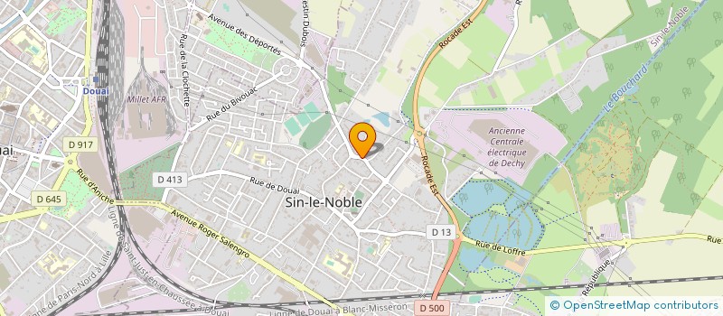 localisation de l'entreprise SOCIETE D'EXPLOITATION DES ETS POTY à SIN-LE-NOBLE