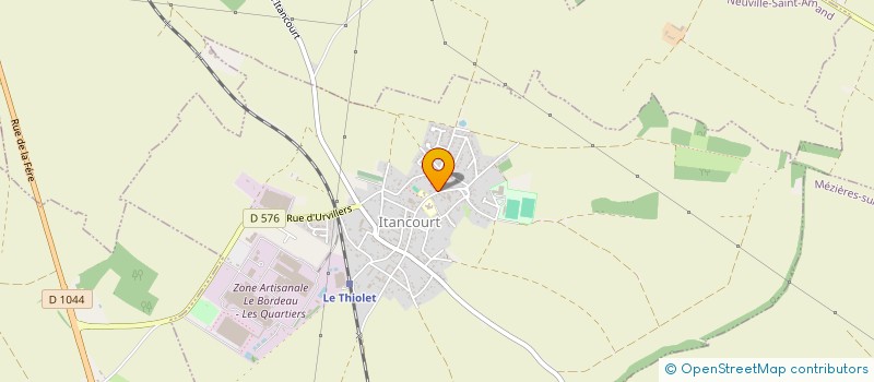 localisation de l'entreprise SOCIETE D'EXPLOITATION DES ETS PROMODEC  ITANCOURT