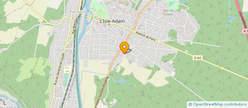 localisation de l'entreprise SOCIETE D'EXPLOITATION DES ETS SION à L'ISLE-ADAM