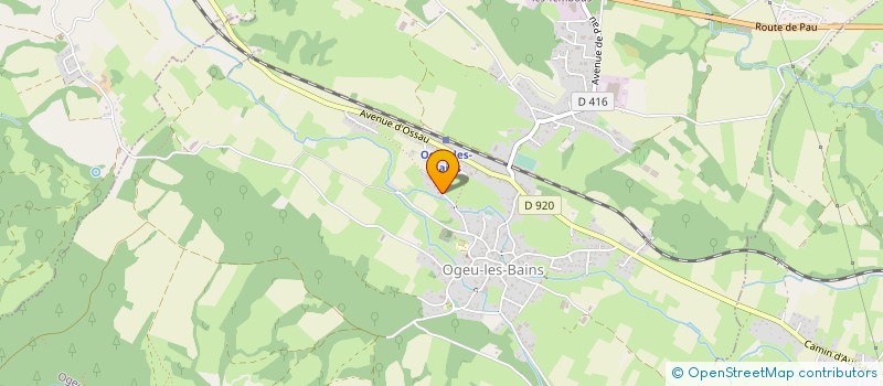 localisation de l'entreprise SOCIETE D'EXPLOITATION DES ETS SOMBIELLE  OGEU-LES-BAINS