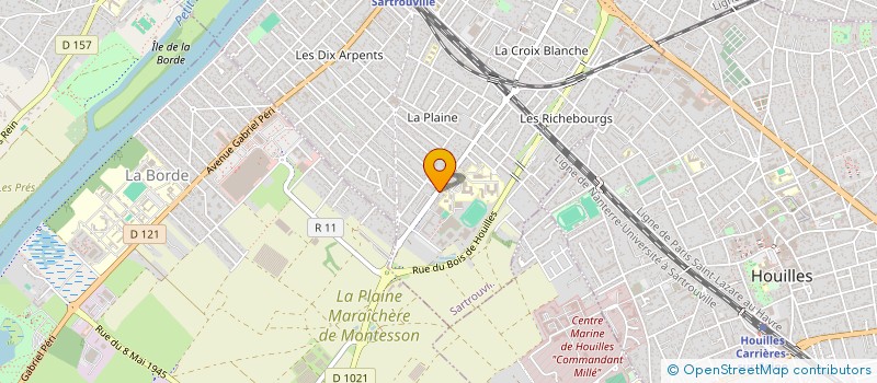 localisation de l'entreprise SOCIETE D'EXPLOITATION DES GARAGES VALMY  SARTROUVILLE