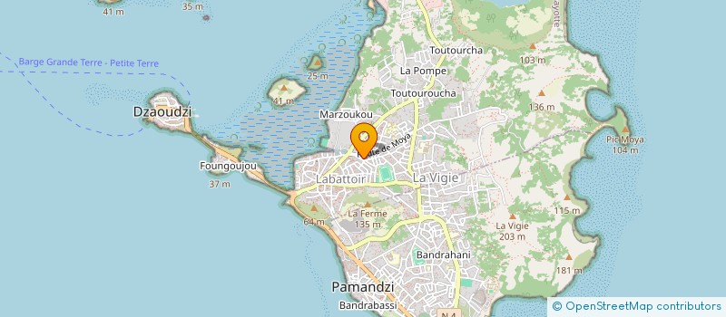 localisation de l'entreprise SOCIETE D'EXPLOITATION DES GITES DE MOYA à DZAOUDZI