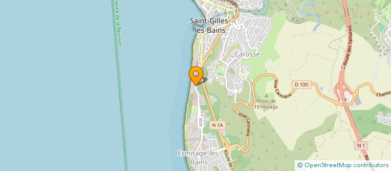 localisation de l'entreprise SOCIETE D'EXPLOITATION DES HOTELS DE BOURBON à SAINT-PAUL
