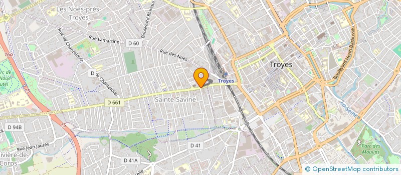 localisation de l'entreprise SOCIETE D'EXPLOITATION DES JARDINERIES DE L'ORANGERIE  BRIENNE-LE-CHATEAU